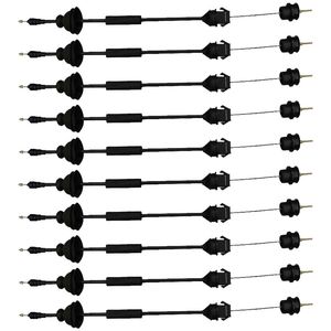 سیم کلاچ کابل کنترل سپهر کد cable12 مناسب برای پژو 405 بسته 10 عددی